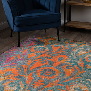 Dalyn Antiquity AQ160 Teal Area Rug