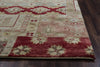 Rizzy Aquarius AQ8841 Burgandy Area Rug Edge Shot