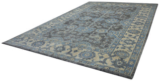 Rizzy Aquarius AQ8842 Blue Area Rug Angle Shot