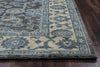 Rizzy Aquarius AQ8842 Blue Area Rug Edge Shot