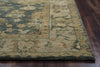 Rizzy Aquarius AQ8847 Blue Area Rug Edge Shot