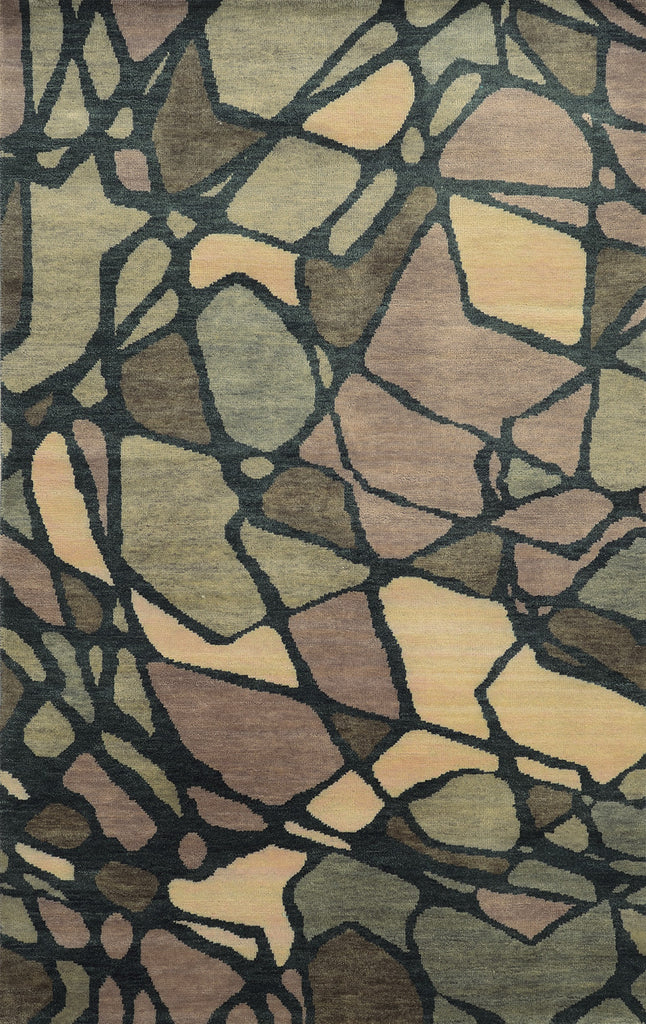 Rizzy Aquarius AQ8654 Brown Area Rug