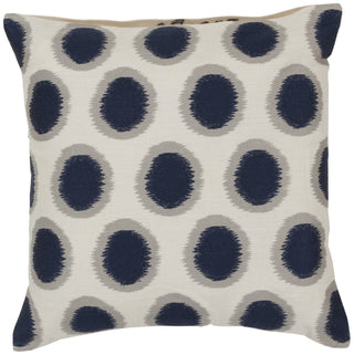 Surya Ikat Dots Pretty Polka Dot AR-088 Pillow 18 X 18 X 4 Poly filled