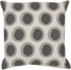 Surya Ikat Dots Fiore Dove AR-090 Pillow 18 X 18 X 4 Poly filled