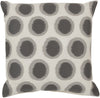 Surya Ikat Dots Fiore Dove AR-090 Pillow 22 X 22 X 5 Poly filled