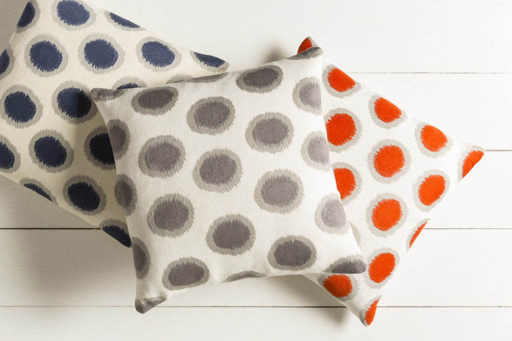 Surya Ikat Dots Fiore Dove  Feature