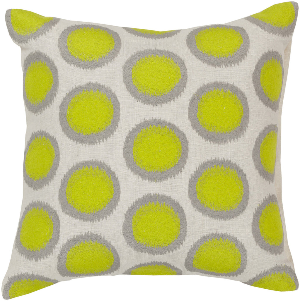 Surya Ikat Dots Pretty Polka Dot AR-091 Pillow 18 X 18 X 4 Poly filled