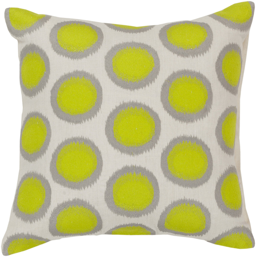 Surya Ikat Dots Pretty Polka Dot AR-091 Pillow 20 X 20 X 5 Poly filled