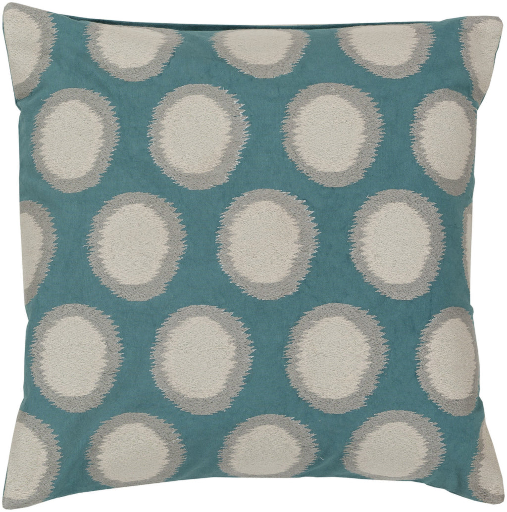 Surya Ikat Dots Pretty Polka Dot AR-095 Pillow 20 X 20 X 5 Poly filled