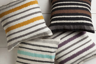 Surya Ikat Stripe Vertical Stripes AR-100 Pillow 