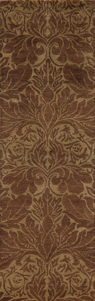 Momeni Arabesque AQ-02 Copper Area Rug Closeup