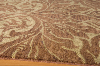 Momeni Arabesque AQ-02 Copper Area Rug Closeup