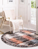 Unique Loom Aramis T-ARMS11 Multi Area Rug Round Lifestyle Image