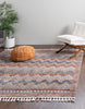 Unique Loom Aramis T-ARMS13 Multi Area Rug Square Lifestyle Image