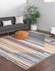 Unique Loom Aramis T-ARMS14 Multi Area Rug Square Lifestyle Image