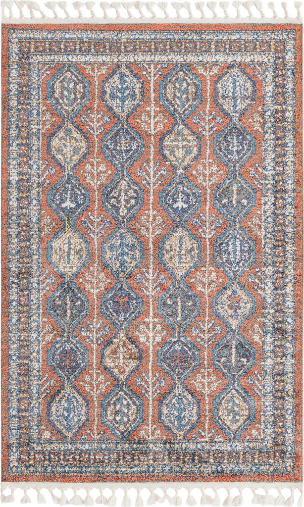 Unique Loom Aramis T-ARMS2 Rust Red Area Rug main image