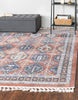 Unique Loom Aramis T-ARMS2 Rust Red Area Rug Square Lifestyle Image