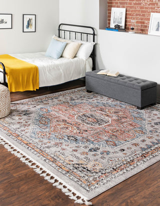 Unique Loom Aramis T-ARMS3 Gray Area Rug Square Lifestyle Image