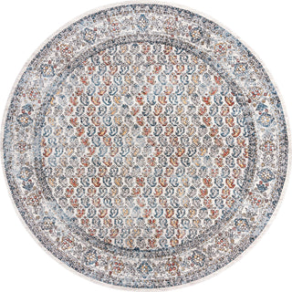 Unique Loom Aramis T-ARMS5 Multi Area Rug Round Top-down Image