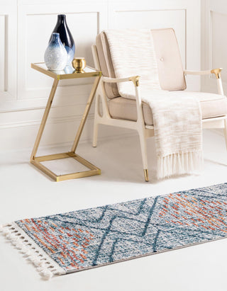 Unique Loom Aramis T-ARMS8 Blue Area Rug Runner Lifestyle Image