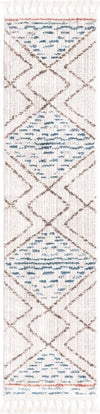 Unique Loom Aramis T-ARMS8 Ivory Area Rug Runner Top-down Image