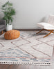 Unique Loom Aramis T-ARMS8 Ivory Area Rug Square Lifestyle Image