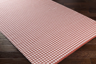 Surya Aruba ARB-5004 Bright Red Area Rug Corner Shot