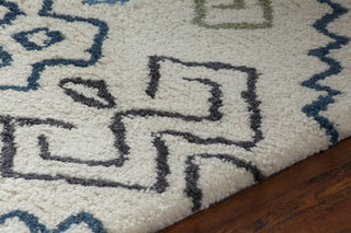 Chandra Arcon ARC-33701 Cream/Grey/Blue/Black Area Rug Detail