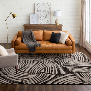 Karastan Rendition by Stacy Garcia Home Arcoa Obsidian Area Rug Lifestyle Image