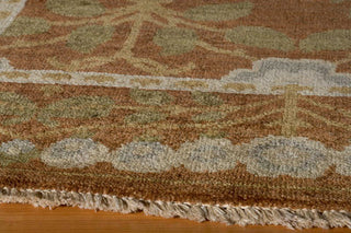 Momeni Arts and Crafts AR-01 Brown Area Rug Corner Shot