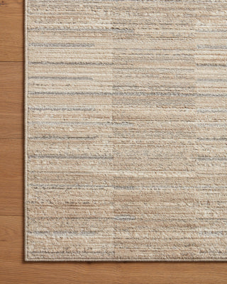 Loloi Arden ARD-01 Natural/Pebble Area Rug Corner Image