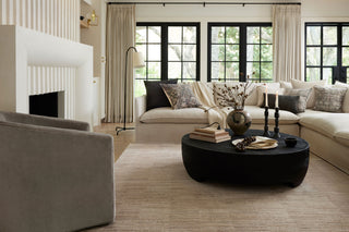 Loloi Arden ARD-01 Natural/Pebble Area Rug Lifestyle Image Feature