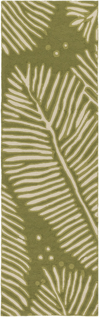 Surya Artisan ARI-1002 Olive Area Rug by William Mangum 2'6'' X 8' Runner