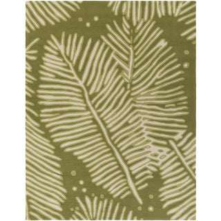 Surya Artisan ARI-1002 Olive Area Rug by William Mangum 