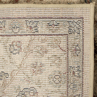 Orian Rugs Aria Dover Bisque Area Rug by Palmetto Living Backing Image