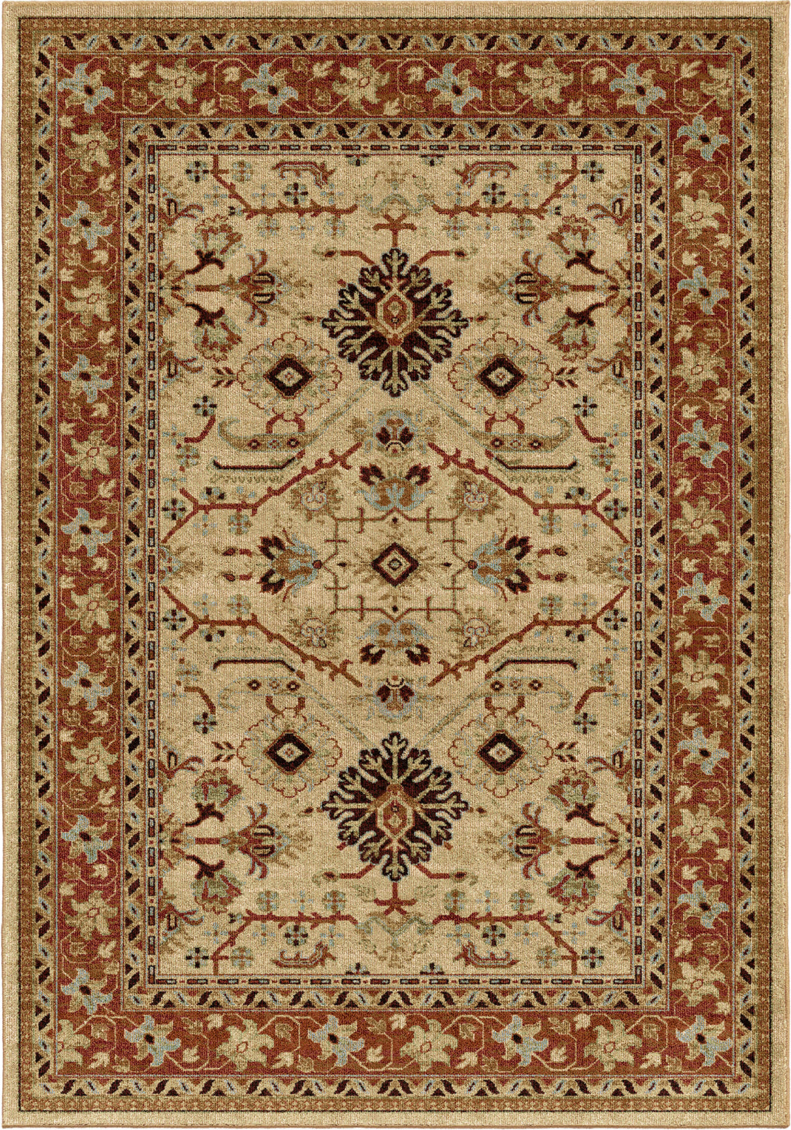 Orian Rugs Aria Kashmir Bisque Area Rug by Palmetto Living main image