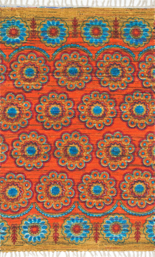 Loloi Aria HAR11 Orange / Multi Area Rug main image