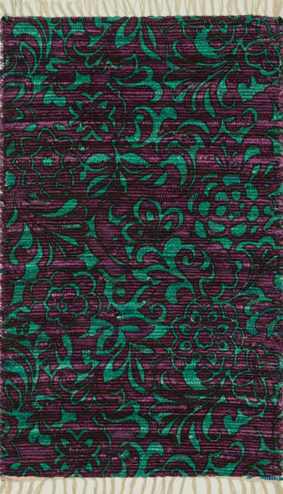 Loloi Aria HAR14 Purple / Turquoise Area Rug Main