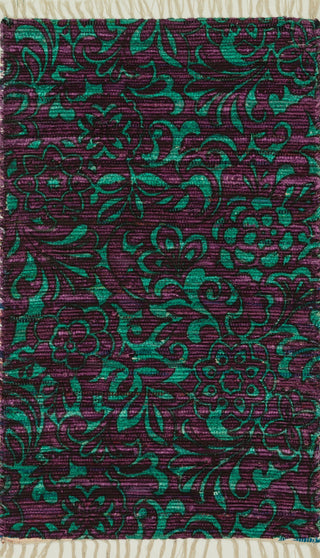 Loloi Aria HAR14 Purple / Turquoise Area Rug main image