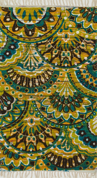 Loloi Aria HAR17 Peacock / Yellow Area Rug Main