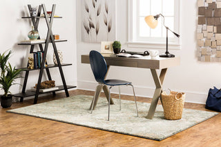 Karastan Serenade Arietta Abyss Blue Area Rug by Studio Room Scene Featured 