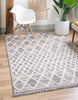 Unique Loom Arlo T-ARLO1 Gray Area Rug Rectangle Lifestyle Image