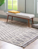 Unique Loom Arlo T-ARLO1 Gray Area Rug Rectangle Lifestyle Image