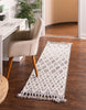 Unique Loom Arlo T-ARLO1 Gray Area Rug Runner Lifestyle Image