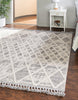 Unique Loom Arlo T-ARLO1 Gray Area Rug Square Lifestyle Image