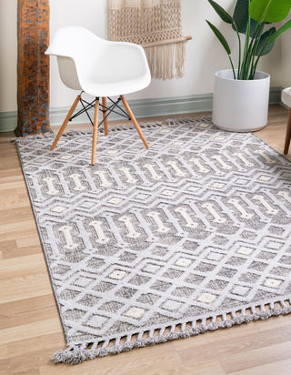 Unique Loom Arlo T-ARLO2 Gray Area Rug Rectangle Lifestyle Image