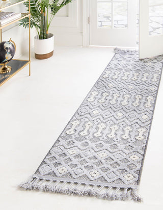 Unique Loom Arlo T-ARLO2 Gray Area Rug Runner Lifestyle Image