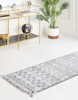 Unique Loom Arlo T-ARLO2 Gray Area Rug Runner Lifestyle Image