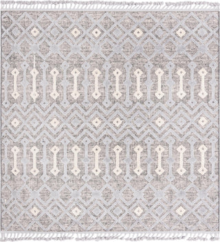 Unique Loom Arlo T-ARLO2 Gray Area Rug Square Top-down Image