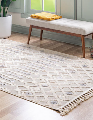 Unique Loom Arlo T-ARLO2 Sandy Beige Area Rug Rectangle Lifestyle Image